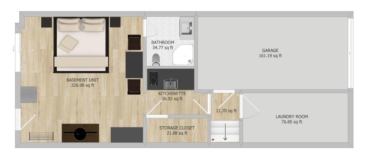 Modern Studio W King Bed - Central Otawa Exterior foto